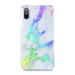 Luxury Holographic Glossy Marble iPhone Case