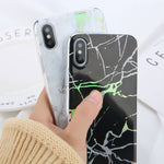 Luxury Holographic Glossy Marble Case - Cases - CASEALY