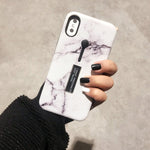 Soft Marble Integrated Ring Holder and Stand -  - CASEALY