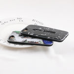 Marble Integrated Ring Holder iPhone Case
