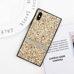 Glitter Diamond Rectangular iPhone Case