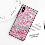 Glitter Diamond Rectangular iPhone Case