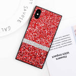 Glitter Diamond Rectangular iPhone Case
