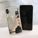 Clear Mirror iPhone Case