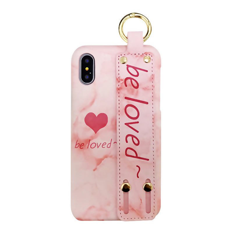 Soft Marble Hand Strap Holder & Stand Phone Case - Cases - CASEALY
